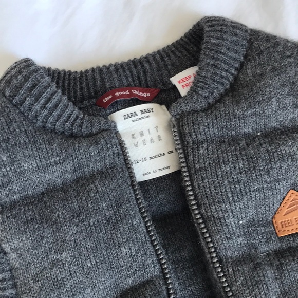 Zara Grey Vest - Picture 3 of 5